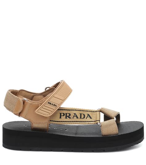 prada sandalen nomad|Prada high heeled sandals.